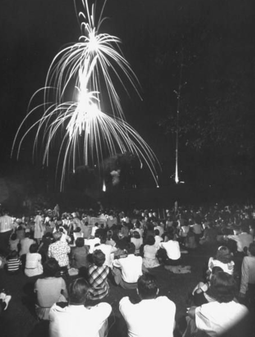 Fourth of July display